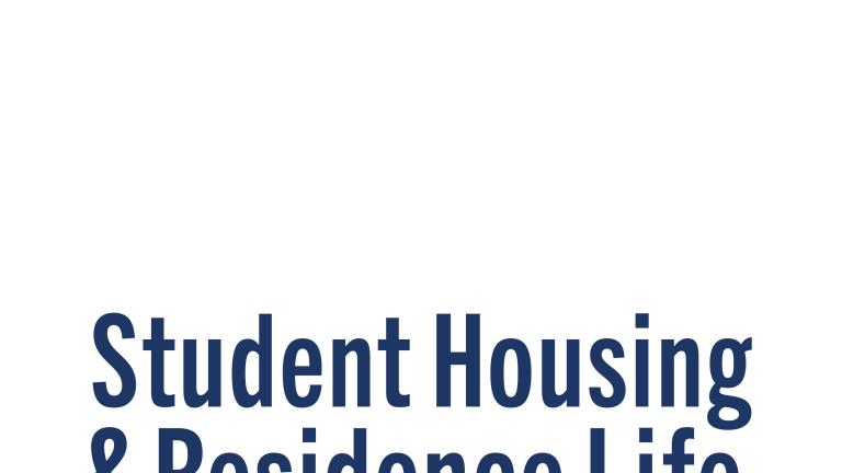 Student Housing & Residence Life Blue Logo