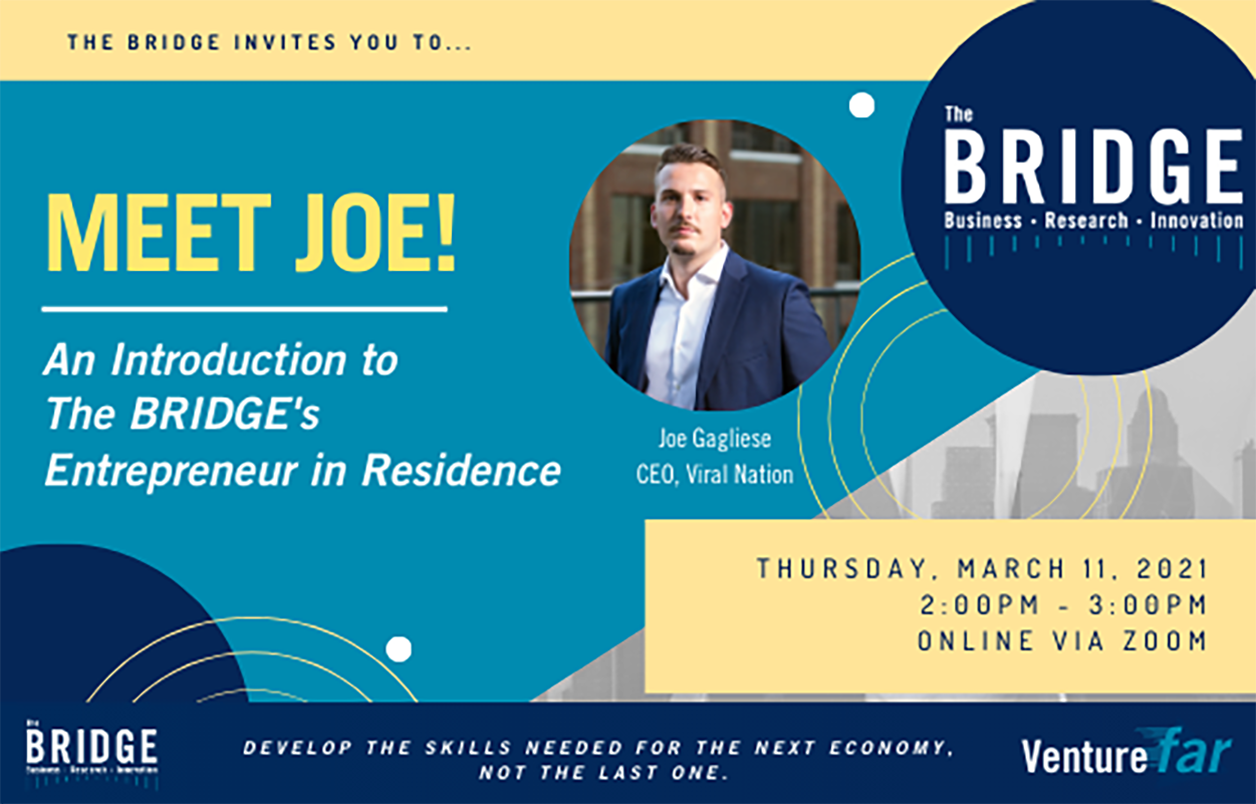 Meet Joe: An Introduction to The BRIDGE's Entrepreneur in Residence