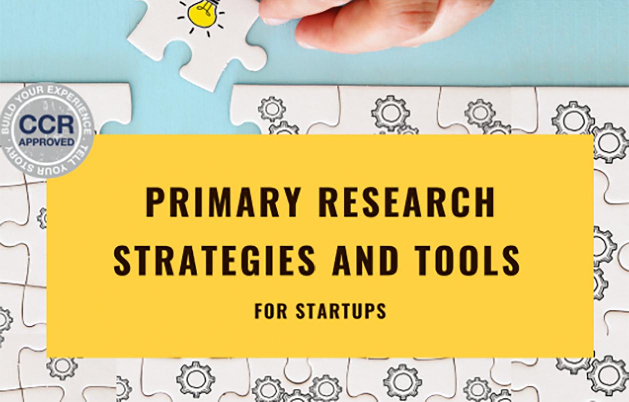 Poster Primary Research Strategies and Tools for Startups