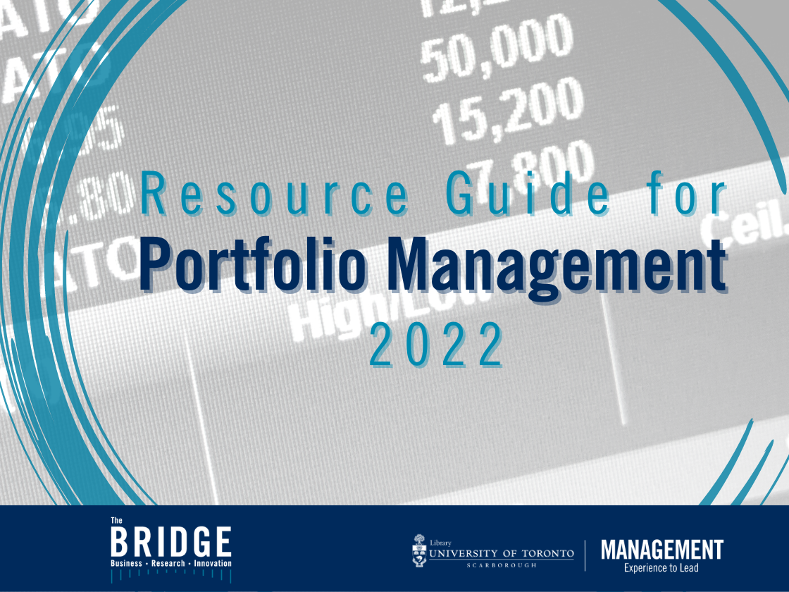 Portfolio Management Resource Guide 2022