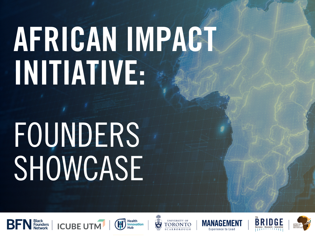 AIC event Poster with shape of Africa