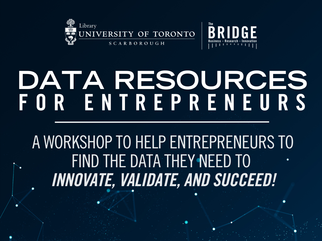 Data Resources for Entrepreneurs Poster
