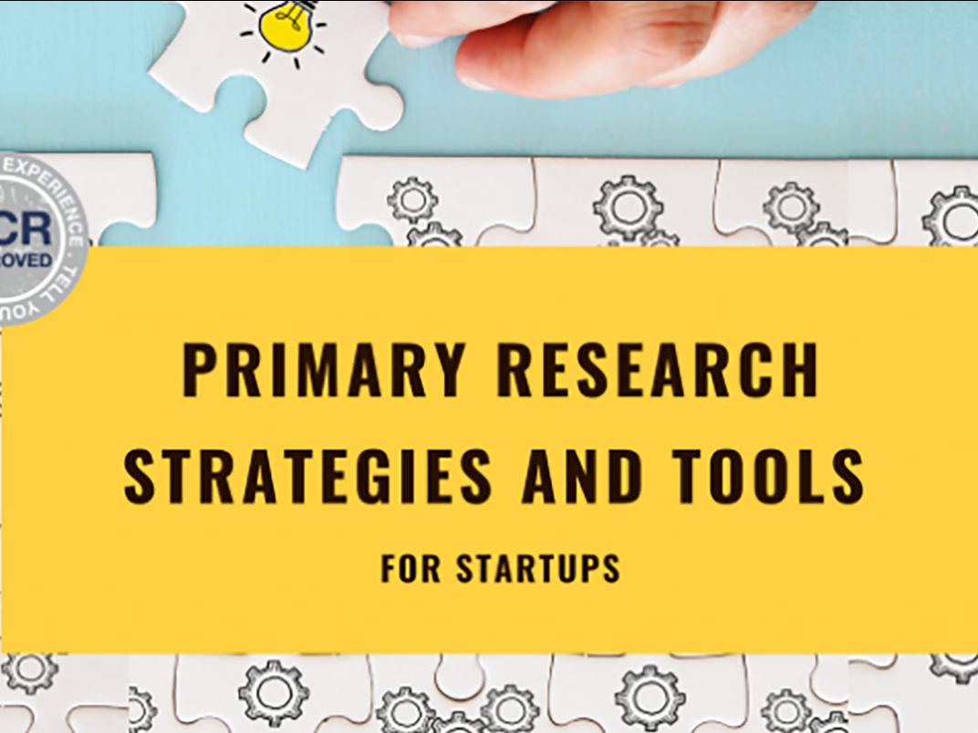 Poster Primary Research Strategies and Tools for Startups
